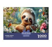 Cute pigriziaJigsaw Puzzle Impossibili 1000 Pezzi foresta pluviale Decorazione Per La Casa. Giochi Rilassamento E Intelligence Per Adulti E Ragazzi Da 14 Anni 70x50cm/1000pcs