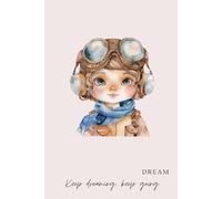 Cute Pilot Notebook for Kids: Airplane Cartoon Journal | 80 Pages | 6" x 9" Aviation Lover Gift for School, Notes, and Everyday Writing