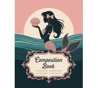 Cute Pink Bows And Vintage Ocean Coquette Composition Notebook: 120 Pages, with Illustration Cover Design, great for Drawing, School Notes, Women, ... great for Drawing, School Notes, Women