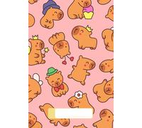 Cute Pink Capybara Notebook: A Fun, Adorable Journal with an adorable Capybara Design for Writing, Doodling, and Planning