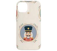 Cute Pink Christmas Nutcracker Ballet Blue & Pink Nutcracker Custodia per iPhone 14 Plus