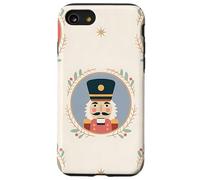 Cute Pink Christmas Nutcracker Ballet Blue & Pink Nutcracker Custodia per iPhone SE (2020) / 7/8
