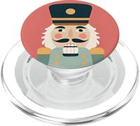 Cute Pink Christmas Nutcracker Ballet Blue & Pink Nutcracker PopSockets PopGrip per MagSafe