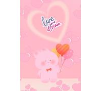 Cute Pink Notebook - Be The Best Version OF Yourself: College , School Ruled Line Notebook ,Dreams & Daily Writing