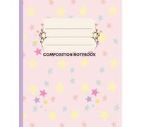 Cute Pink Stars Composition Notebook: 200 Pages for School, Notes, Journaling, Homework, and Creative Writing