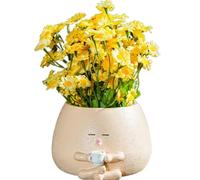 Cute Plant Pots, Creative Resin, Small Garden Statues, Coffee Cylinder Flower Pots, Small Flower Pots with Drainage, Cute Pots, Decorative Plant Holders