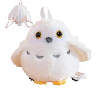Cute Plush Animal Backpack | Cartoon Stuffed Owl Backpack for | Soft and Adorable Kids' Daily Backpack | Perfect for Boys and Girls | Stuffed Animal Backpack for Toys and Essentials