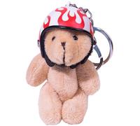 Cute Plush Bear Keychain Plush Dangle Ornament Doll Pendant Accessory