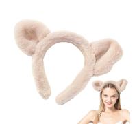 Cute Plush Makeup Headband, Bear Ears Face Wash Headband, Headband, Makeup Accessories for Women, Plush Headband for, Soft Face Wash Headband, Stylish Makeup Headband, Cozy