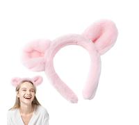 Cute Plush Makeup Headband, Bear Ears Face Wash Headband, Skincare Headband, Makeup Accessories for Women, Plush Headband for Skincare, Soft Face Wash Headband, Stylish Makeup Headband, Cozy