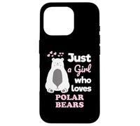 Cute Polar Bear Just a Girl Who Loves Polar Bears Custodia per iPhone 16 Pro