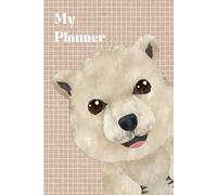 Cute Polar Bear Undated Planner Weekly and Monthly: Minimalist Calendar Organizers, goal, to do list