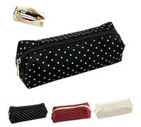 Cute Polka Dot Pencil Case Aesthetic Pencils Pouch,Chic Simple Design