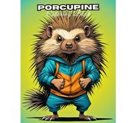 Cute Porcupine Coloring Book: Adorable Prickly Designs for Little Artists!