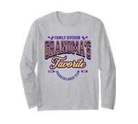 Cute Present for/from Grandmother. Grandma's Favorite Maglia a Manica