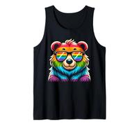 Cute PRO Gay Bear Sunglasses Pride Rainbow LGBTQ Canotta