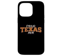 Cute proud Texas Mom. Fan of Texas and down South Sports Custodia per iPhone 14 Pro Max