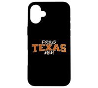 Cute proud Texas Mom. Fan of Texas and down South Sports Custodia per iPhone 16 Plus