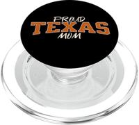 Cute proud Texas Mom. Fan of Texas and down South Sports PopSockets PopGrip per MagSafe