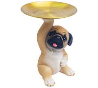 Cute Pug Dog Ornaments Resin Crafts Creative Living Room Hallway Home Decoration