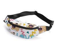 Cute Pug Dogs Love You Dog con motivo mimetico, sportivo per bambini adulti per uomo donna