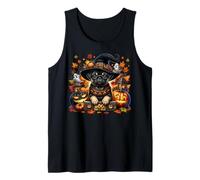 Cute Pug Halloween And Fall Graphic for Dog Lover Pug Mom Canotta