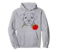 Cute Pug Puppy Valentines for Pug Lovers Felpa con Cappuccio