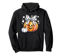 Cute Pumpkin Bow Halloween Spooky Mama Mom Fall Vibes Felpa con Cappuccio