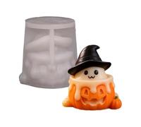 Cute Pumpkin Ghost Candle Mold - Easy Release Halloween DIY Craft Tool
