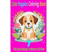 Cute Puppies Coloring Book