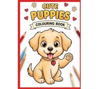 Cute Puppies: Colouring Book