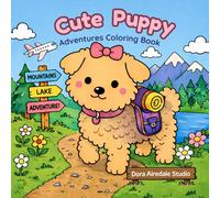 Cute Puppy: Adventures Coloring Book
