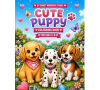 Cute Puppy Colouring Book