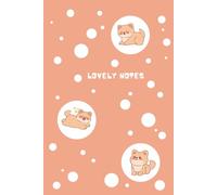 Cute Puppy in Circle Notebook: Lovely Notes Aesthetic Lined Journal, 6 x 9 Inches, 120 Pages, Kawaii Pet Design for Daily Writing