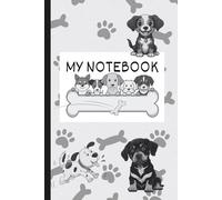 Cute Puppy Notebook - Adorable Dog Journal for School, Writing, or Journaling - Wide Ruled, 100 Pages - Perfect Gift for Kids, Dog Lovers, and Students