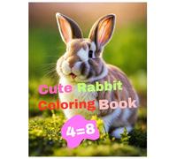 Cute rabbit coloring book for kids fun bunny designs to color