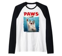 Cute Ragdoll Cat Paws Parody - Cat Meme Humor per Gli Amanti dei Gatti Maglia con Maniche Raglan