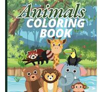Cute Random Animals Coloring Book