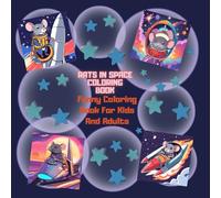 Cute Rats In Space. Coloring Book for Kids And Adults.: An Easy Coloring Book For Animal Lovers.