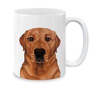 Cute Red Fox Labrador Retriever Dog Full Portrait Tazze Da Caffè Con Manico Tazza Da Caffè In Ceramica Tazze 330Ml Per Succo Latte Uso Domestico