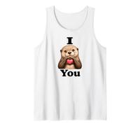 Cute River Otter Animal Heart Design Gifts Canotta