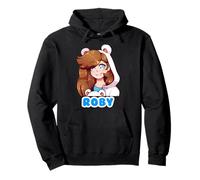 Cute Roby Gamer Polar Bear Tee For Kids Gaming Lover Felpa con Cappuccio