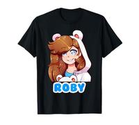 Cute Roby Gamer Polar Bear Tee For Kids Gaming Lover Maglietta