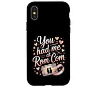 Cute Rom Coms Amore Commedie romantiche Romance Citazione divertente Custodia per iPhone X/XS