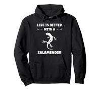 Cute Salamanders Simple Life Better with a Salamander Felpa con Cappuccio