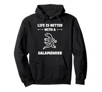 Cute Salamanders Simple Life Better with a Salamander Felpa con Cappuccio
