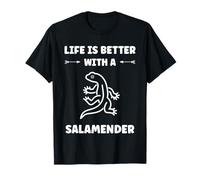 Cute Salamanders Simple Life Better with a Salamander Maglietta