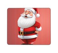 Cute Santa Claus1 Mousepad Piccolo Tappetino per Mouse Lavabile Tappetino Scrivania for Computer Pc Accessori Scrivania 25X30Cm
