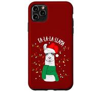 Cute Sarcastic Christmas Llama Outfit Graphic Design Style Custodia per iPhone 11 Pro Max