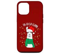 Cute Sarcastic Christmas Llama Outfit Graphic Design Style Custodia per iPhone 12/12 Pro